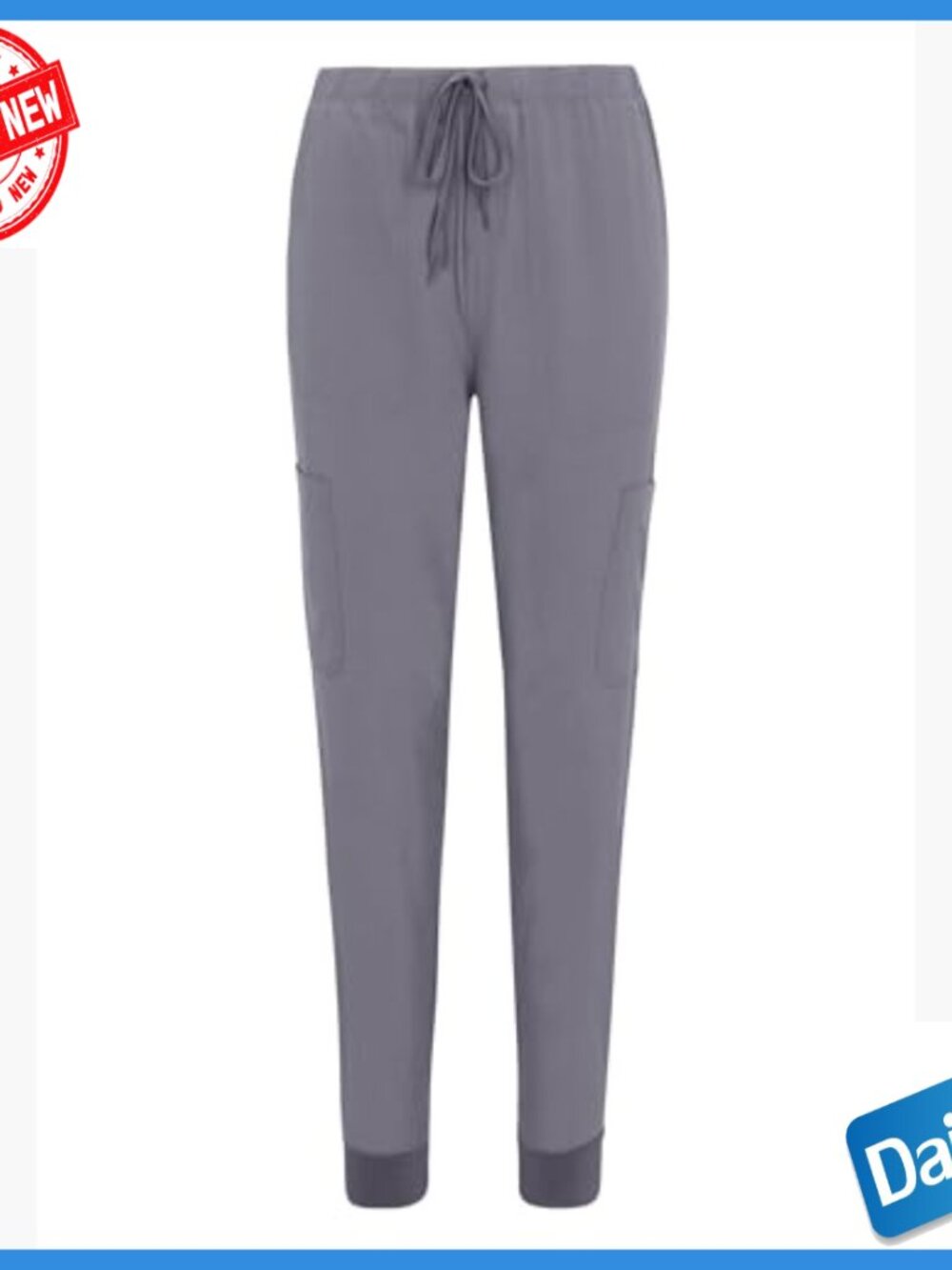 Stretch Jogger Scrub Set with Moisture Wicking Fabric for Nursing Workwear - Picture 5 of 5
